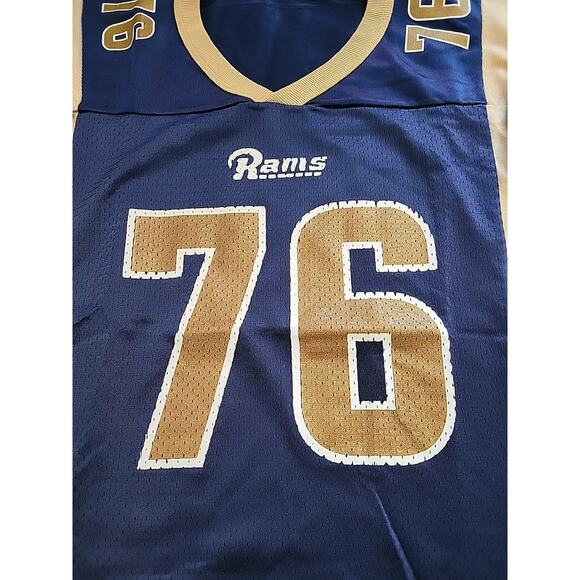 Champion St Louis Rams Orlando Pace Jersey Youth Medium 10-12 Football Boys - Picture 3 of 8